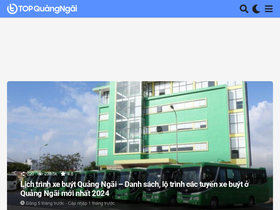 'topquangngai.vn' screenshot
