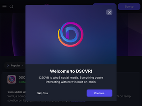 'dscvr.one' screenshot
