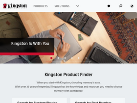 'kingston.com.cn' screenshot
