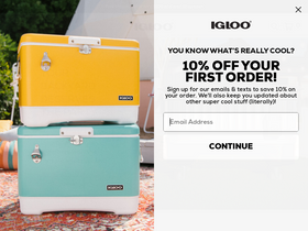 'igloocoolers.com' screenshot