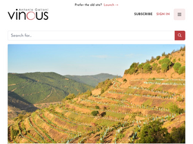 'vinous.com' screenshot