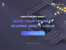 'abracadabra.money' screenshot