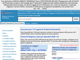 'concorsi.it' screenshot
