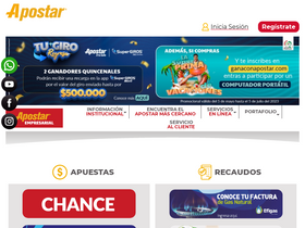 'apostar.com.co' screenshot