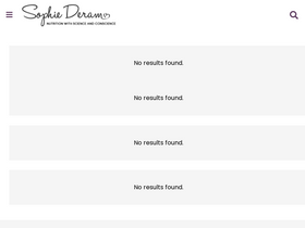 'sophiederam.com' screenshot