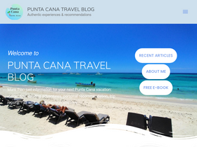 'puntacanatravelblog.com' screenshot