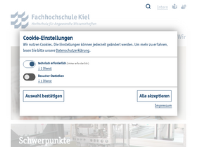 'fh-kiel.de' screenshot