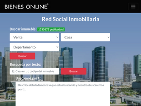 'bienesonline.co' screenshot