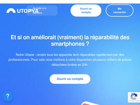 'utopya.fr' screenshot