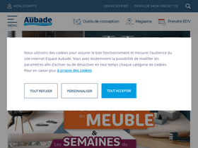 'espace-aubade.fr' screenshot