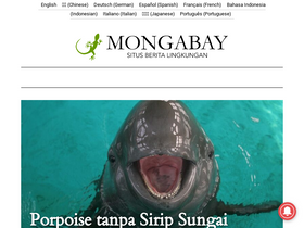 'mongabay.co.id' screenshot