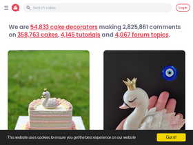 'cakesdecor.com' screenshot
