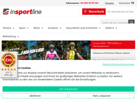 'insportline.de' screenshot