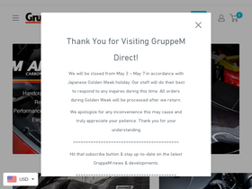 gruppemdirect.com homepage screenshot