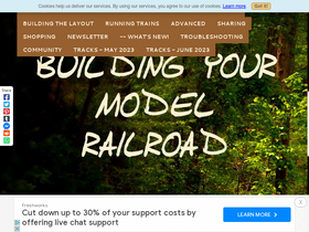 'building-your-model-railroad.com' screenshot