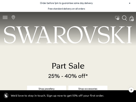 'swarovski.ae' screenshot