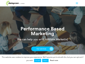 'daisycon.com' screenshot