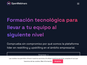 'openwebinars.net' screenshot