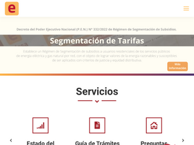 'edesa.com.ar' screenshot