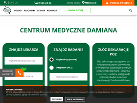 'damian.pl' screenshot
