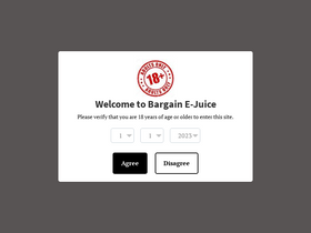 'bargainejuice.ca' screenshot