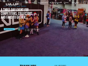 'lvlupexpo.com' screenshot