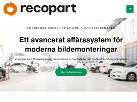 'recopart.se' screenshot