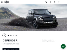'landrover.ca' screenshot