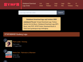 'stafaband-76.com' screenshot