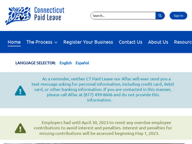'ctpaidleave.org' screenshot