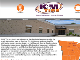 'kmtire.com' screenshot