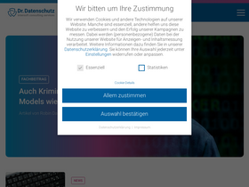 'dr-datenschutz.de' screenshot