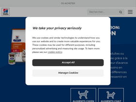 'hillspet.fr' screenshot