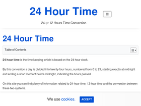 '24hourtime.net' screenshot
