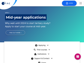 'vtac.edu.au' screenshot