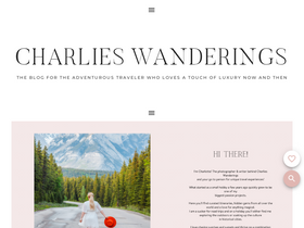 'charlieswanderings.com' screenshot