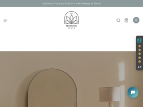 Mirror Space website screenshot