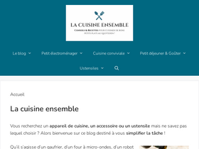 'lacuisineensemble.fr' screenshot