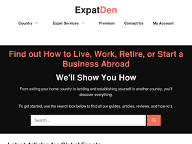'expatden.com' screenshot