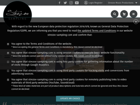 'strezov-sampling.com' screenshot