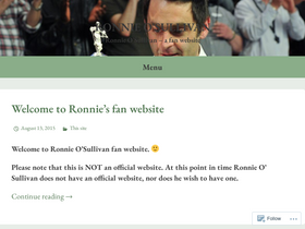 'ronnieo147.com' screenshot