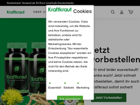 kraftkraut.com homepage screenshot