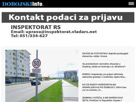 'dobojski.info' screenshot
