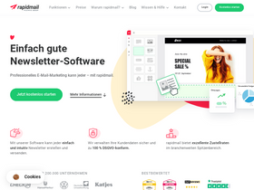 'rapidmail.de' screenshot