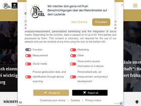 'thw-handball.de' screenshot