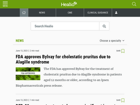 'healio.com' screenshot