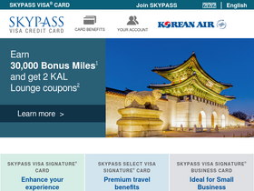 'skypassvisa.com' screenshot