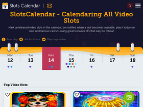 'slotscalendar.com' screenshot