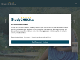 'studycheck.de' screenshot