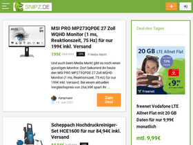 'snipz.de' screenshot